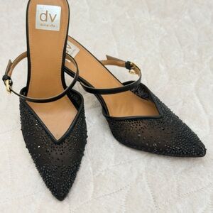 Dolce Vita Black Studded Heels